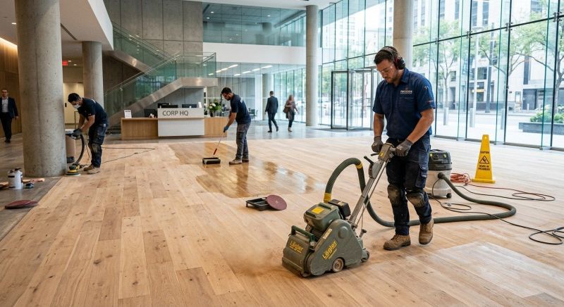 Our team working on Flooring Service projects in York, PA