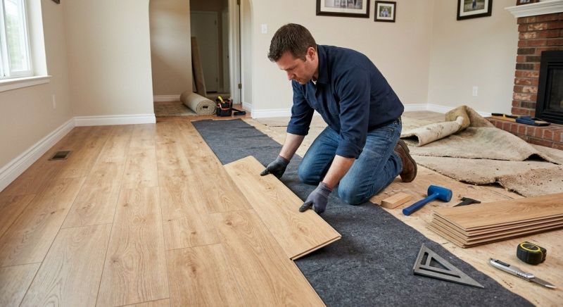 Laminate Floor Remodeling in York, PA