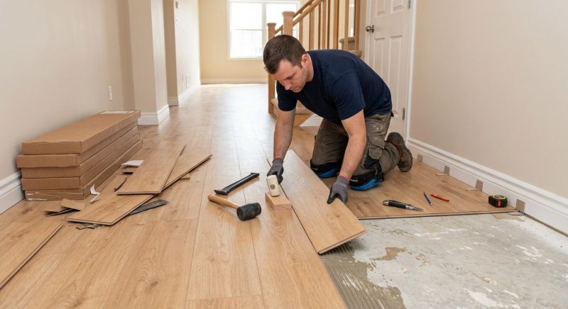 Laminate Floor Replacement in Hershey, PA
