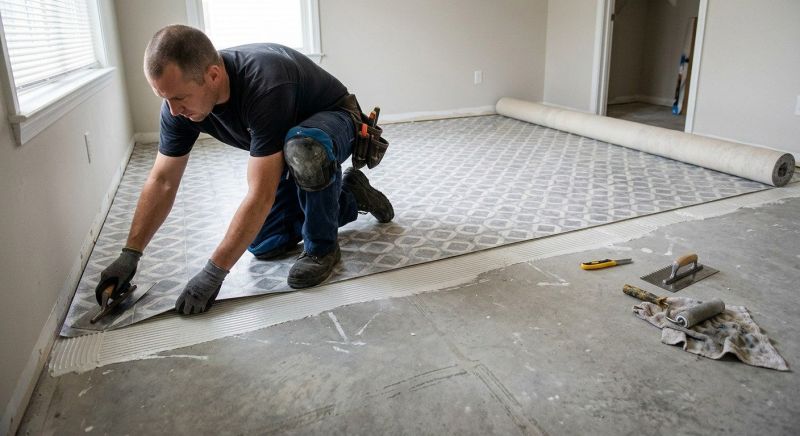 Sheet Vinyl Installation in Etters, PA