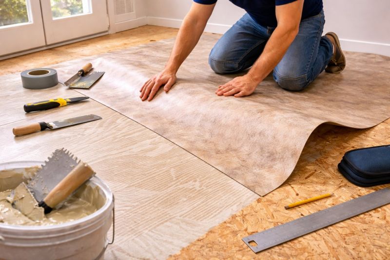 Sheet Vinyl Installation in Lancaster, PA